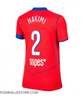 Günstige Paris Saint-Germain Achraf Hakimi #2 3rd trikot Damen 2025-26 Kurzarm
